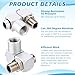 Otoolling 12 Packs 1/4 Inch NPT 360 Degree Swivel Air Hose Connectors, Industrial Air Hose Fittings and Portable Compressor Tool Fittings(Sliver)