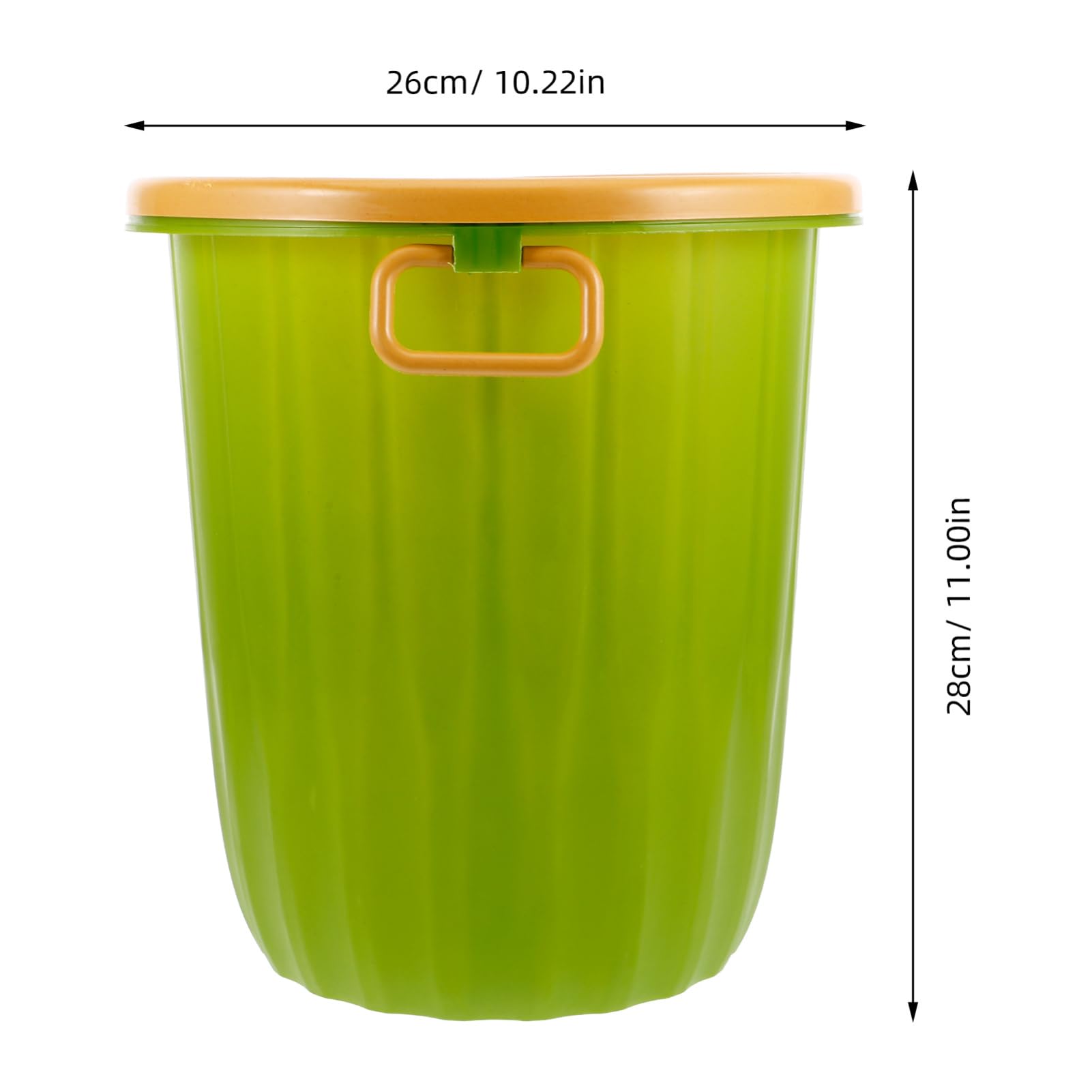Vaguelly Poubelle de Salle de Bain Facile à Nettoyer Anneau de Compression en Plastique Grosse Capacité Design Simple et Moderne pour Salles de Bains et Salons