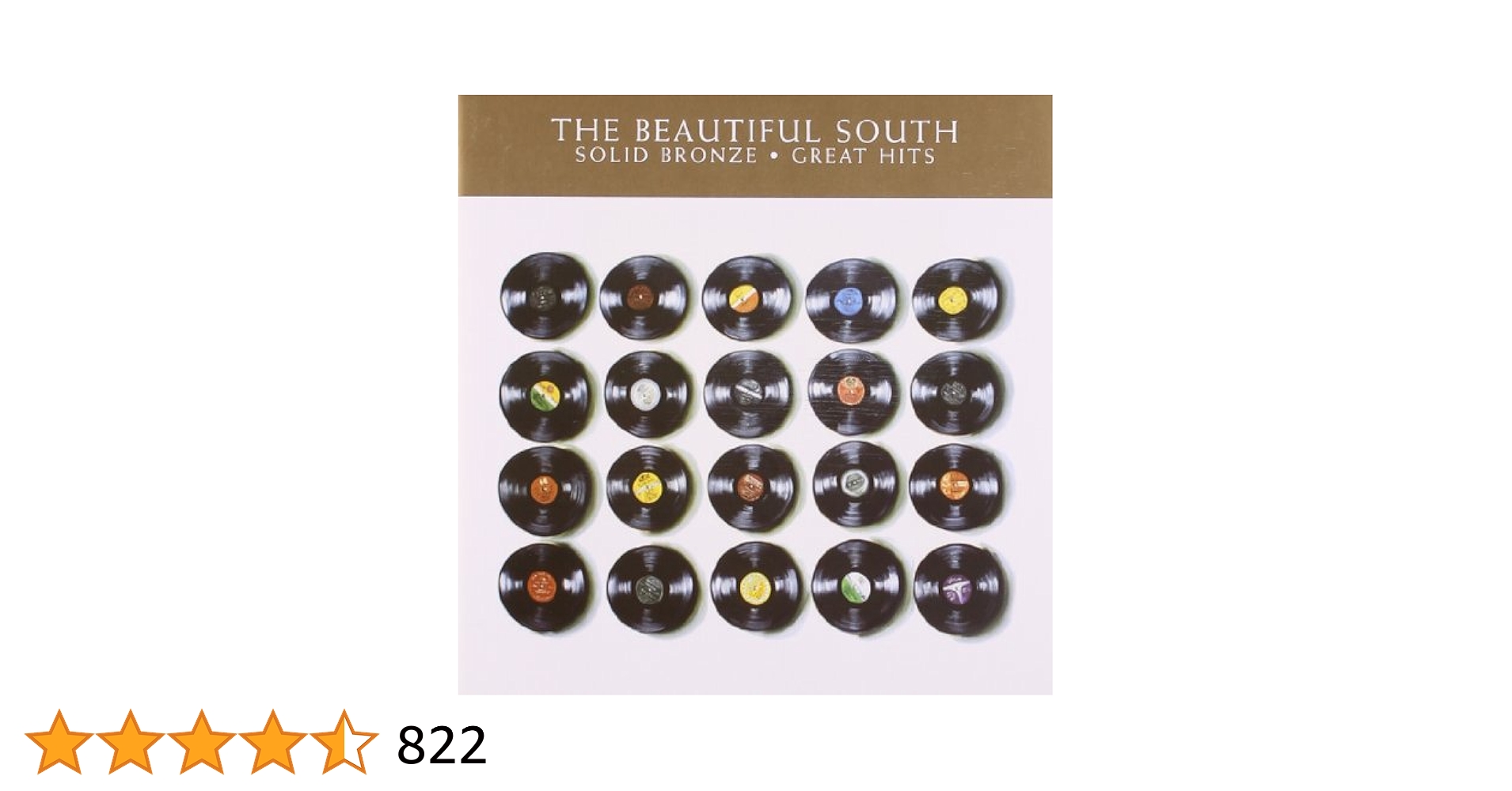 ポップス+ロック(洋楽) CD Beautiful South Solid Bronze - Great Hits UICR1020 Go! Discs, Mercury /00110 Beautiful South - Solid Bronze: Greatest Hits: The Beautiful