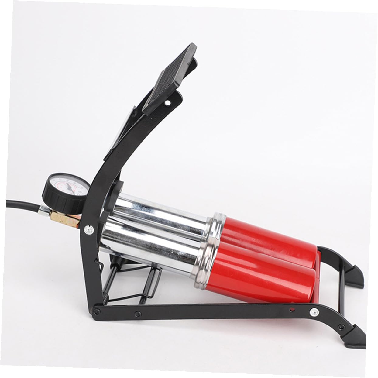 Kisangel Mini-Fußpumpe Fahrräder tragbare Luft Inflator Fußpumpe für Fahrrad Luftdruck der Pedale Pedalluftpumpe Fahrrad Luftdruck