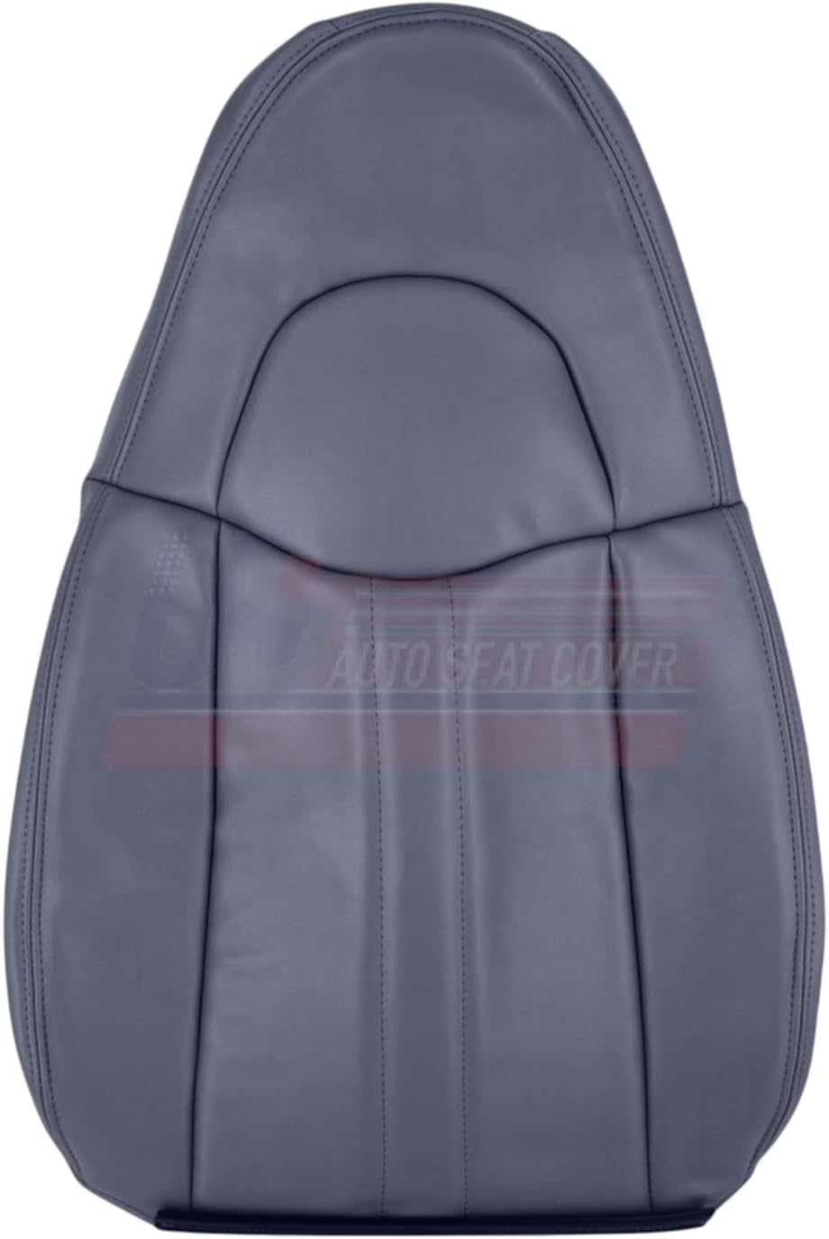 2016-2025 fits Chevy Express Leatherette Front Driver Top Seat Cover Navy Blue