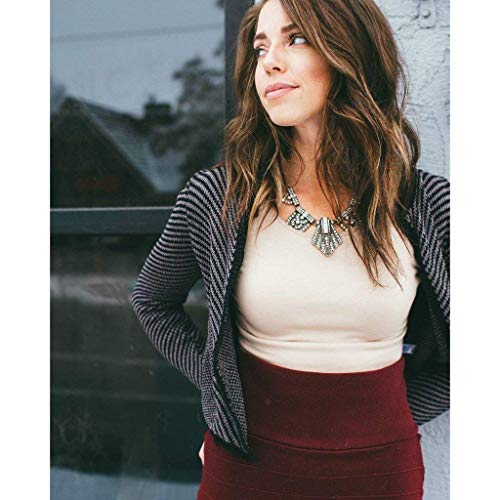 HALFTEE Cap Sleeve Layering Tee | Demi Cami for Women & Teens | Cute Crop Top | XS-6X | - Image 4