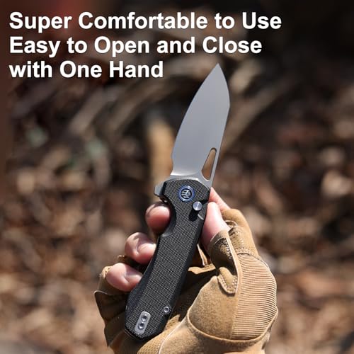 Image of REMETTE RT-CAMEL Folding Pocket Knife, 3.1 inch D2 Steel Blade, G10 Handle