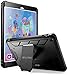 Poetic Revolution New iPad 9.7 Inch 2017 Rugged Case With Hybrid Heavy Duty Protection and Built-In Screen Protector and KickStand for Apple iPad 9.7 (2017 MARCH Released) Black