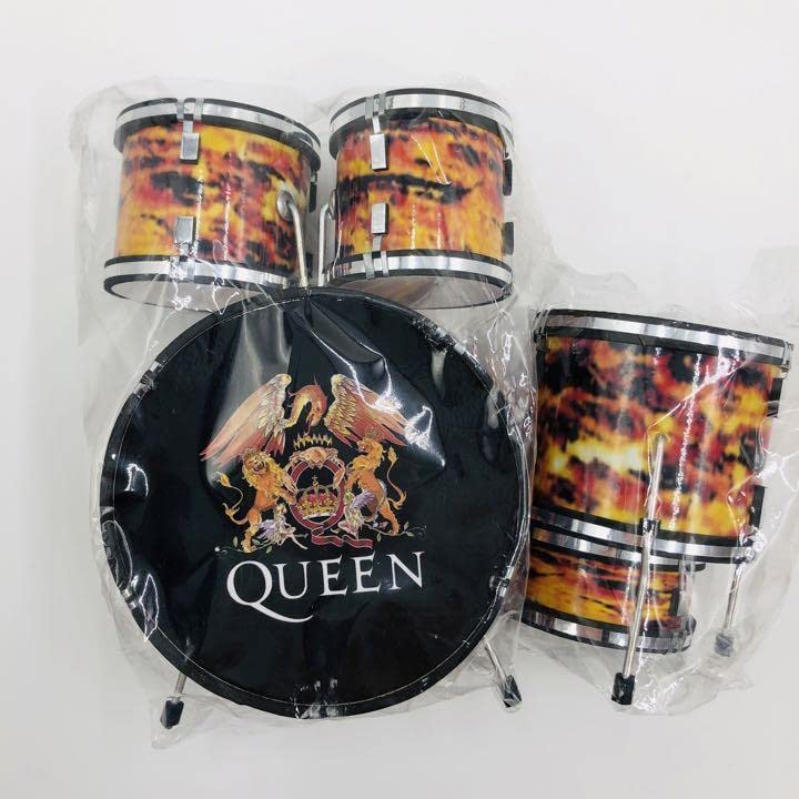 QUEEN クイーン ミニチュア楽器 フィギュアセット (ブラックバージョン）