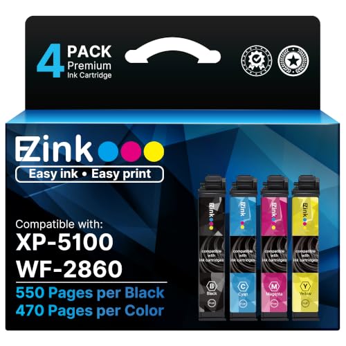 Image of E-Z Ink Remanufactured Replacement for 202XL Ink Cartridges Multipack 4Pack