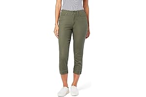 Stylish and Comfortable Olive Green Capris for Women