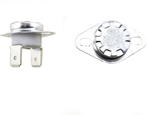 Miniatura 1 de Acoeitl KSD302 - Termostato de 356.0F356 F 16 A 0.248in de ancho de pasador normal cerrado interruptor de temperatura, fácil diagnóstico reemplazo,