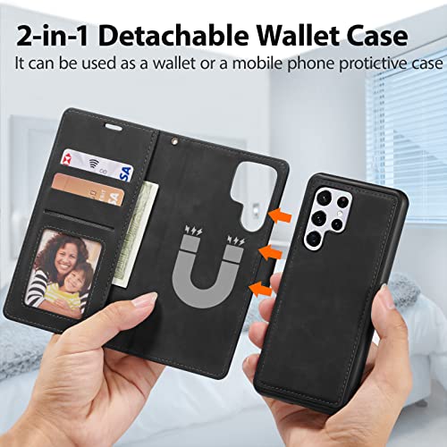 Étui pour Samsung S25 Ultra anti-choc pour éviter les rayures avec fermeture magnétique - 3