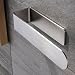 Taozun Hand Towel Holder/Hand Towel Ring - Self Adhesive Bathroom Towel Bar Stick on Wall, SUS 304 Stainless Steel Brushed