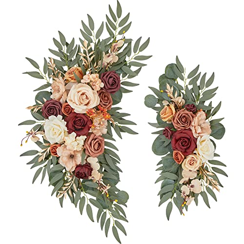 Ting's time Wedding Arch Flowers Set of 2 Flower...