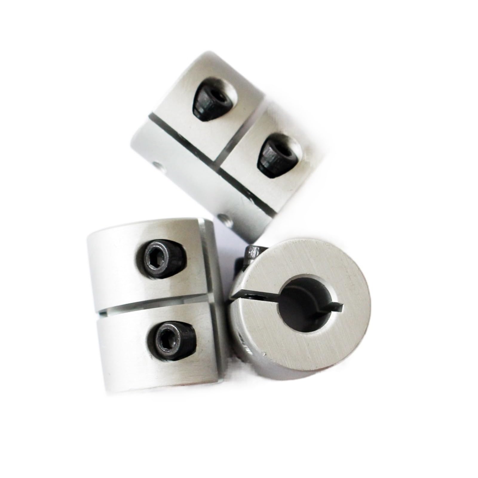 Rigid coupling,Stainless steel rigid coupling 10PCS D20L25 Rigid Shaft Coupler Stepper Servo Motor Coupling 3D Printer Parts(6.35mm to 8mm)