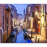  murando Fotomurales 250x175 cm XXL Papel pintado tejido no tejido Decoración de Pared decorativos Murales moderna de Diseno Fotográfico Venecia c-B-0055-a-a
