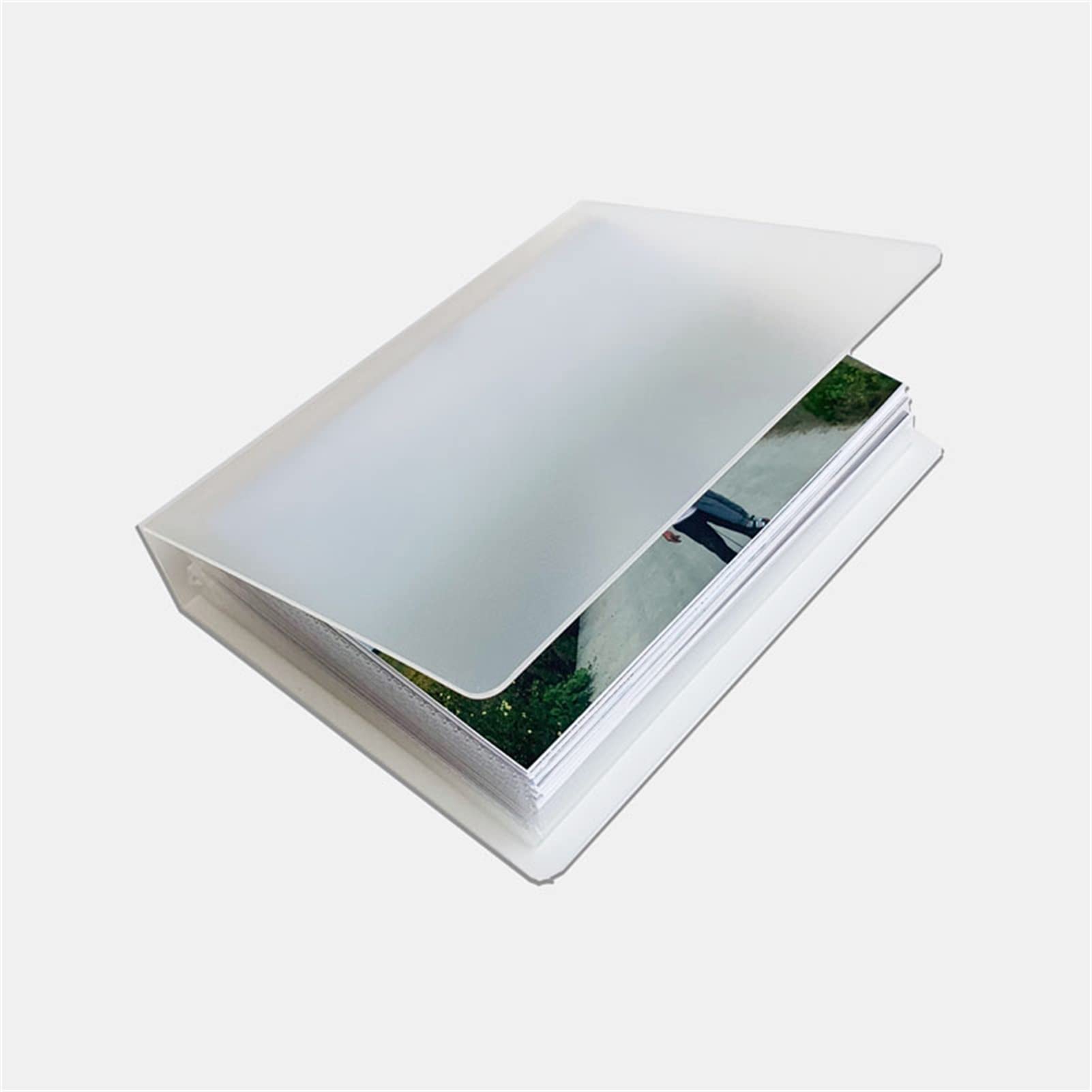 Bodas, Viajes, álbum de Recortes de Fotos de bebés 40 páginas, Transparentes por Ambos Lados, Pueden Contener 80 Fotos, for Aniversario de Bodas Familiar(5 Inches)