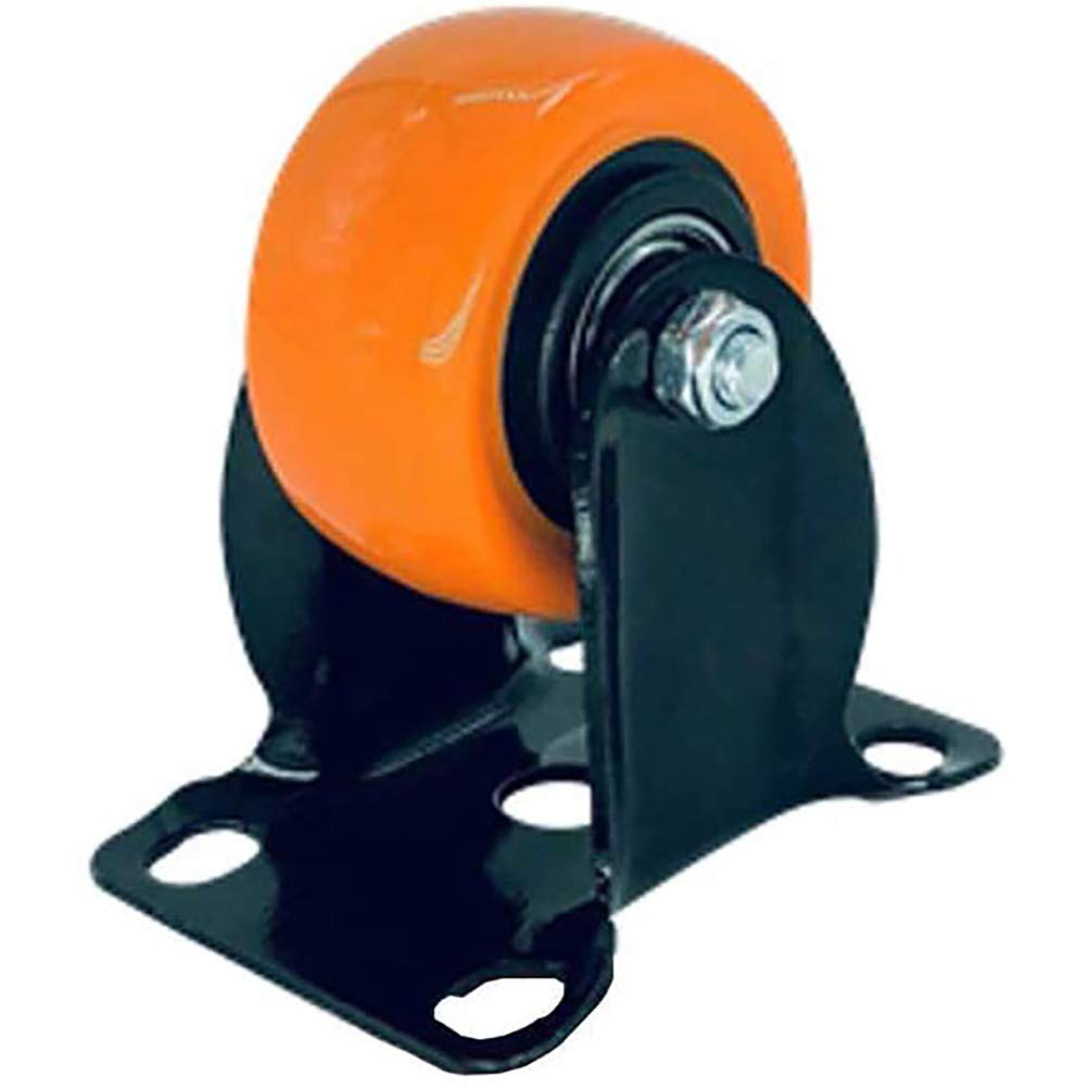 4 Ruote girevoli, Ruote per Trasporto con Freno, Ruote per impieghi gravosi, Ruote in Gomma PVC per impieghi gravosi, Adatte per mobili, carrelli mobili, scarpiere, contenitori per giocattol