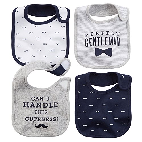 Carter's Bibs - Navy Grey - 4 ct