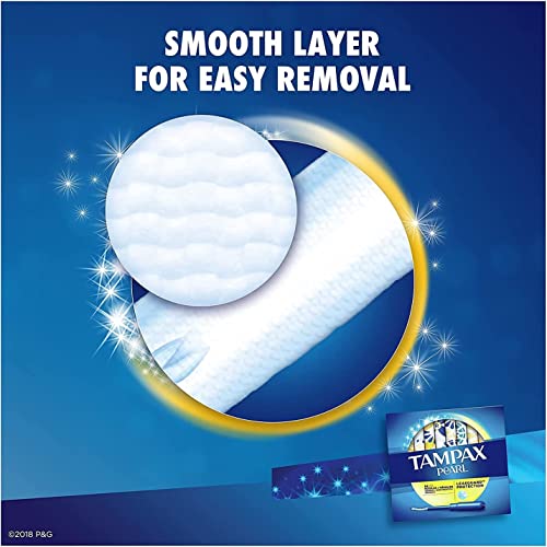 Image of Tampax Pearl Regular Absorbency Unscented Tampons, 96 Count, Pack of 1
