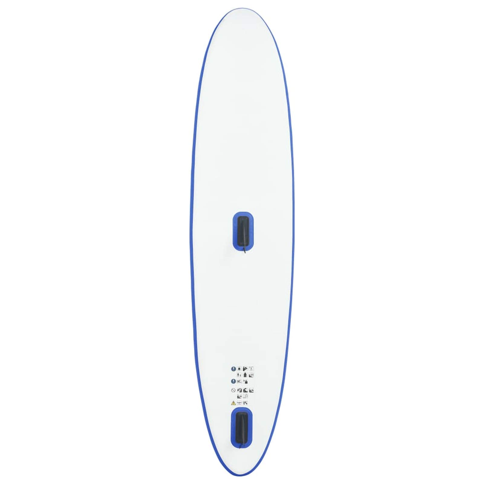 Zestaw nadmuchiwanych desek SUP z niebieskim i białym żeglarstwem, deska SUP i nadmuchiwana deska surfingowa, dla surferów produkty do sportów wodnych Surf-92210