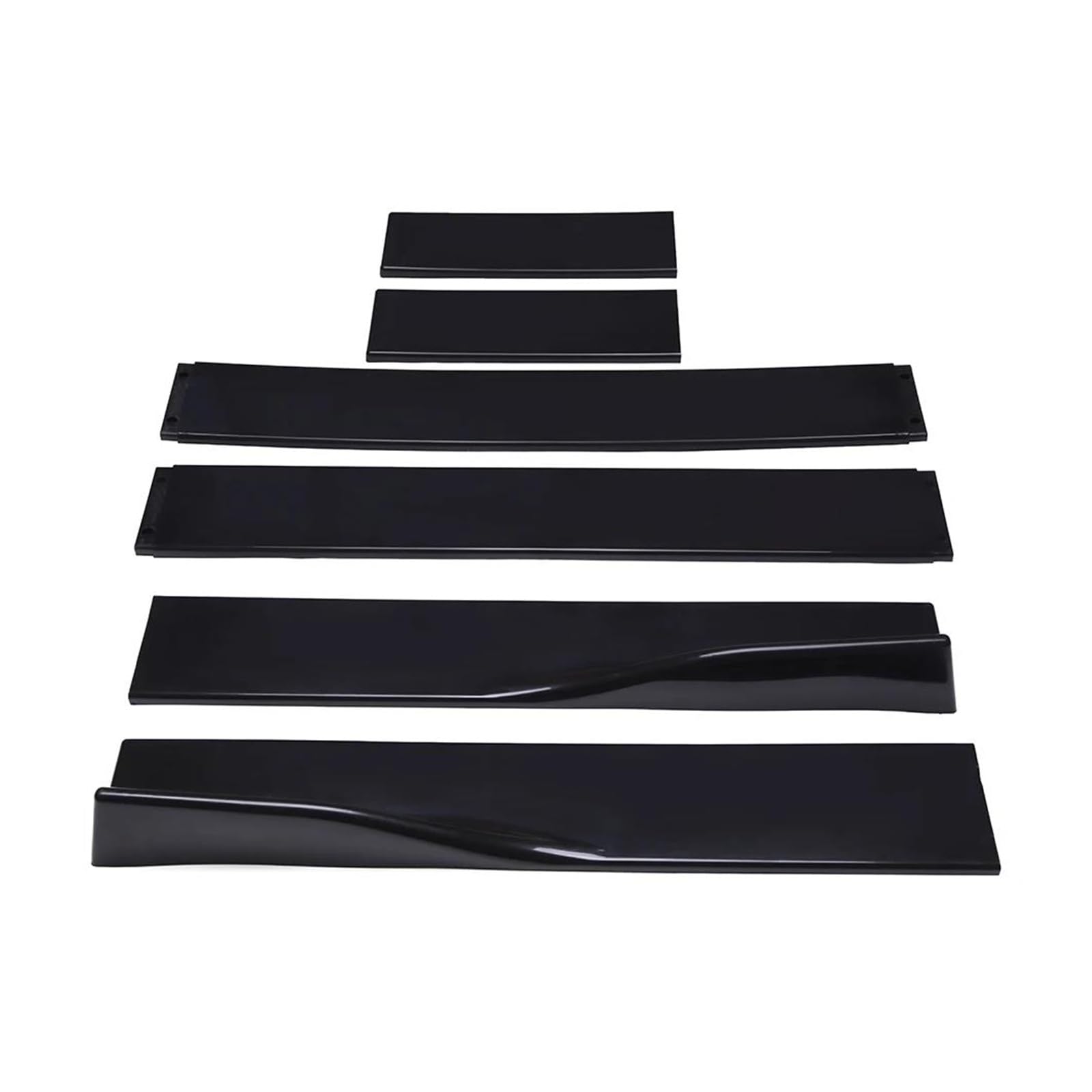 Minigonne Laterali Per Nissan Per SENTRA Per Altima Per Maxima 6pcs 2m Minigonne Laterali Universali Per Auto Winglet Estensioni Splitter Grembiule Per Il Corpo Labbro Gonne Laterali