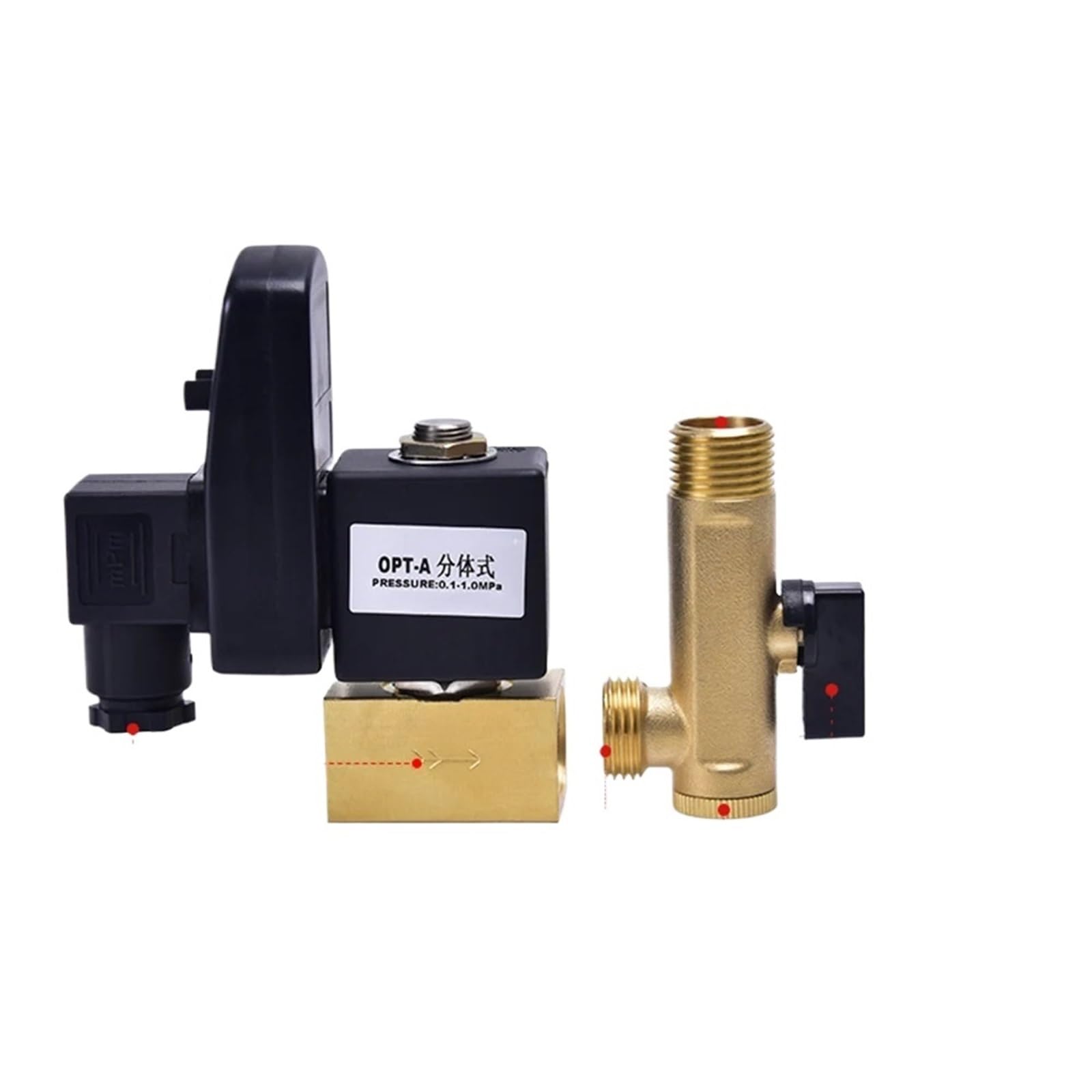 Purgeur électronique de condensat DN15 110V avec minuterie pour compresseur air 1/2 pouce