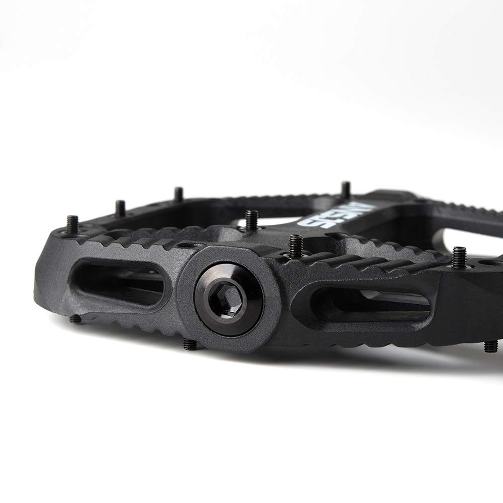Pedales Bicicleta Ligeros MTB Pedales De Bicicletas Montaña Peso Ligero Fibra Nylon Plataforma BMX For 9/16"