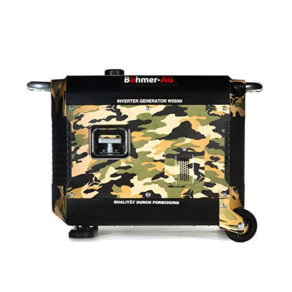 BöhmerAG W5500i Petrol Inverter Generator 3000w Pure Sine Wave Instant