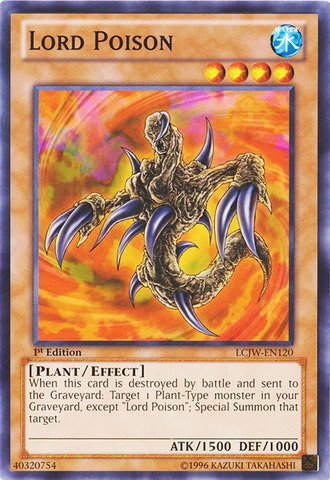 YU-GI-OH! - Lord Poison (LCJW-EN120) - Colección legendaria 4: Joey's World - 1ª edición - Común