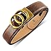 DOOPAI Ratchet Belts for Men, Designer Fashion Leather Belt with Sliding Long 34-42