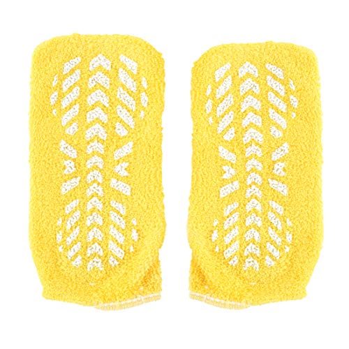 Cardinal Health 68125-BLK Terry in Double Tread Patient Safety Slippers, Black, Bariatric Plus/Cast Cover, Case of 48 Pairs