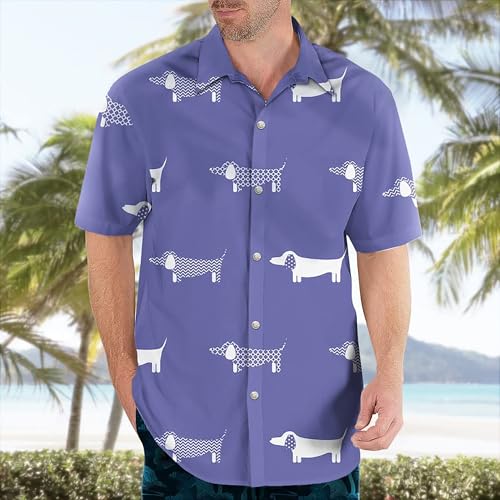 Funny Dog Hawaiian Shirt for Men, Dog Hawaii Shirt Hawaiian Shirt for Him, Her4