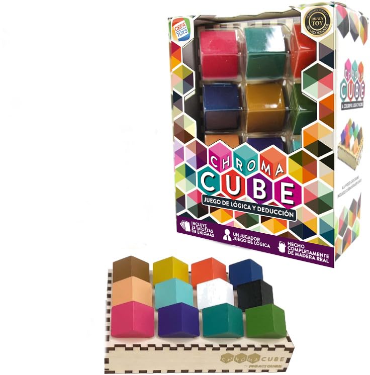 Cefa Toys 01043 Logic and Trigger Chroma Cube, Multi-Coloured