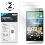 BoxWave Screen Protector Compatible with HTC One (E8) - ClearTouch Crystal (2-Pack), HD Film Skin - Shields from Scratches
