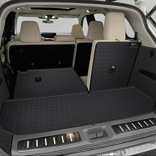 Image of Cargo Liner for QX60 2022-2026 (with Rear Left and Right Side Panels) | All Weather Leather Cargo Mat & Backrest Mat