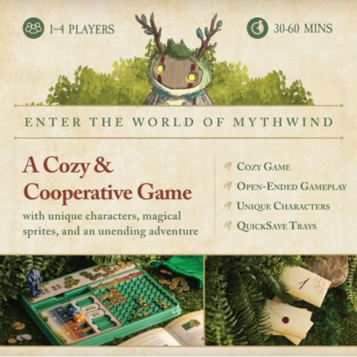 Mythwind juego de mesa cooperativo y para 1-4 jugadores miniatura 3