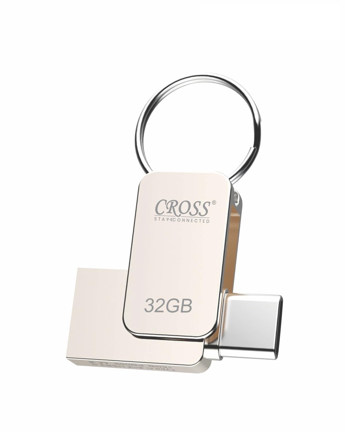 CROSS® Pendrive 2 in 1 Flash Drive with, USB A, Type-C Interface Mini Hangable PenDrive for Android Compatible with Phone, Pad, Android, PC and More Devices (32 GB, CROSS 2 IN 1 USB - TYPE-C PENDRIVE) (B0D5ZBR2DY) Amazon Price History, Amazon Price Tracker