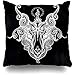 945 Fundas De Almohada 45x45cm Durable Cumpleaños Fundas Cojín Pizarra Pentagrama Cabeza Demonio Baphomet Brujería Satánica Alquimia Anticristo Pizarra Diablo