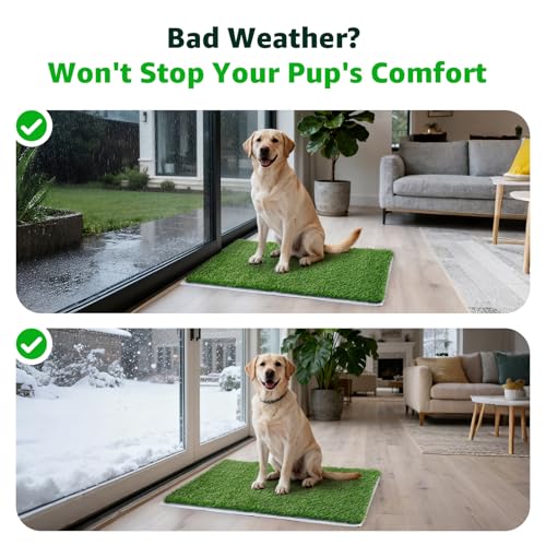 Image of Artificial Dog Grass Pee Pad 39.4 inchx 31.5 inch 1 Pack, Fake Grass Potty Training
