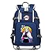 Produktbild LGXXX Dämonen-slayer-rucksack,oxford Tuch Anime Kimetsu Keine Yaiba Cosplay Schule Tasche Reisetasche Für Unisex Studenten Anime Fans-b 30x47cm(12x19inch)