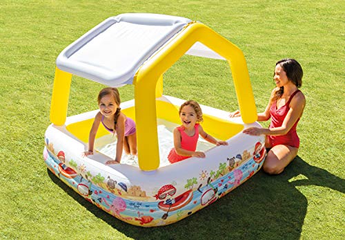 Intex Sun Shade Inflatable Pool, 62" X 62" X 48", For Ages 2+ #TOP4