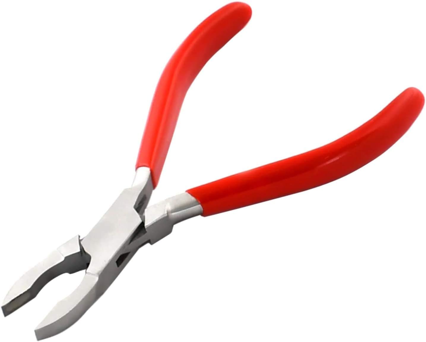 G.S Loop Closing Pliers with Grips, 5-1/2 Inches (Red)