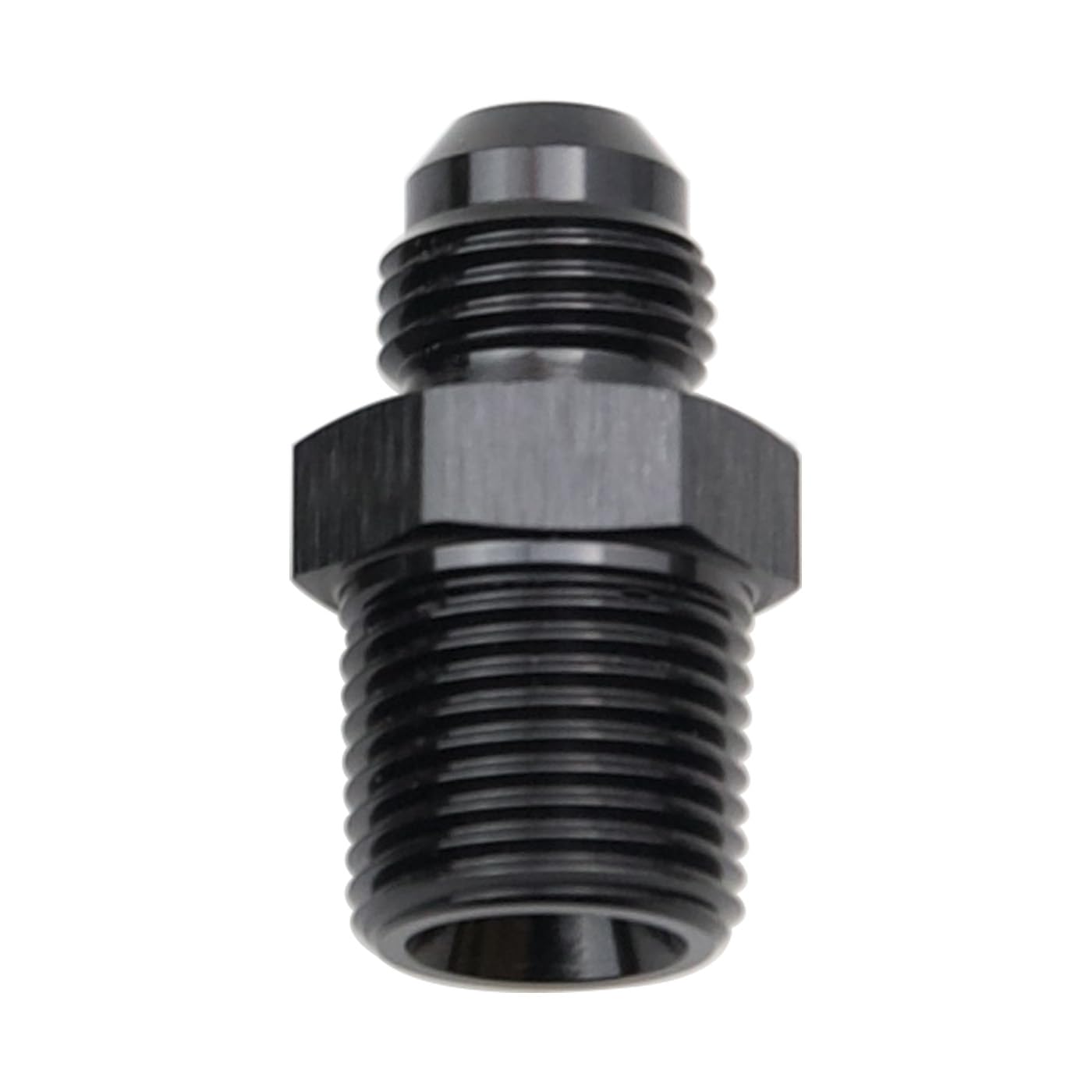 Adaptador -6AN Flare de aluminio con rosca unión macho 3/8 NPT para manguera de gasolina