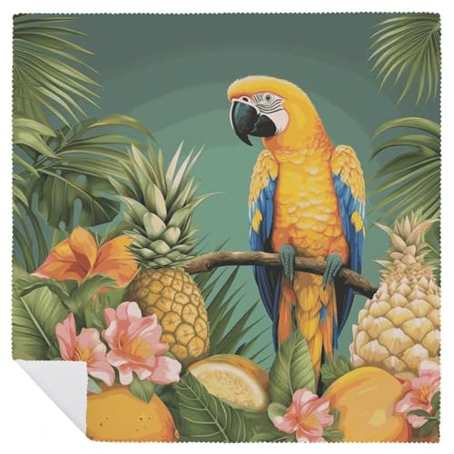 Servilletas de Tela Summer Parrot Pineapple 4 PCS miniatura 6