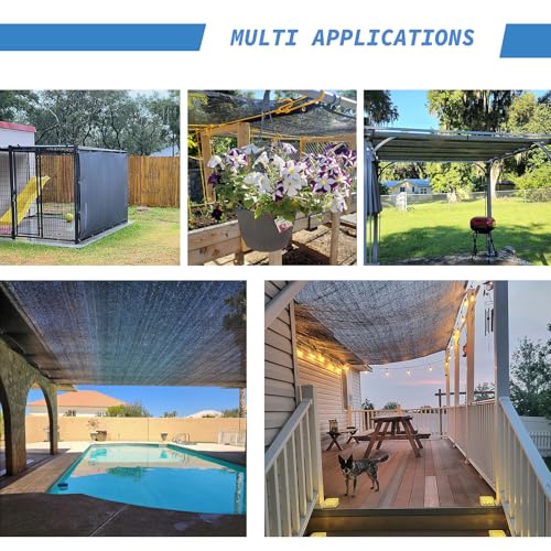 Toldo Rectangular Resistente a desgarros con ojales y protección UV 8