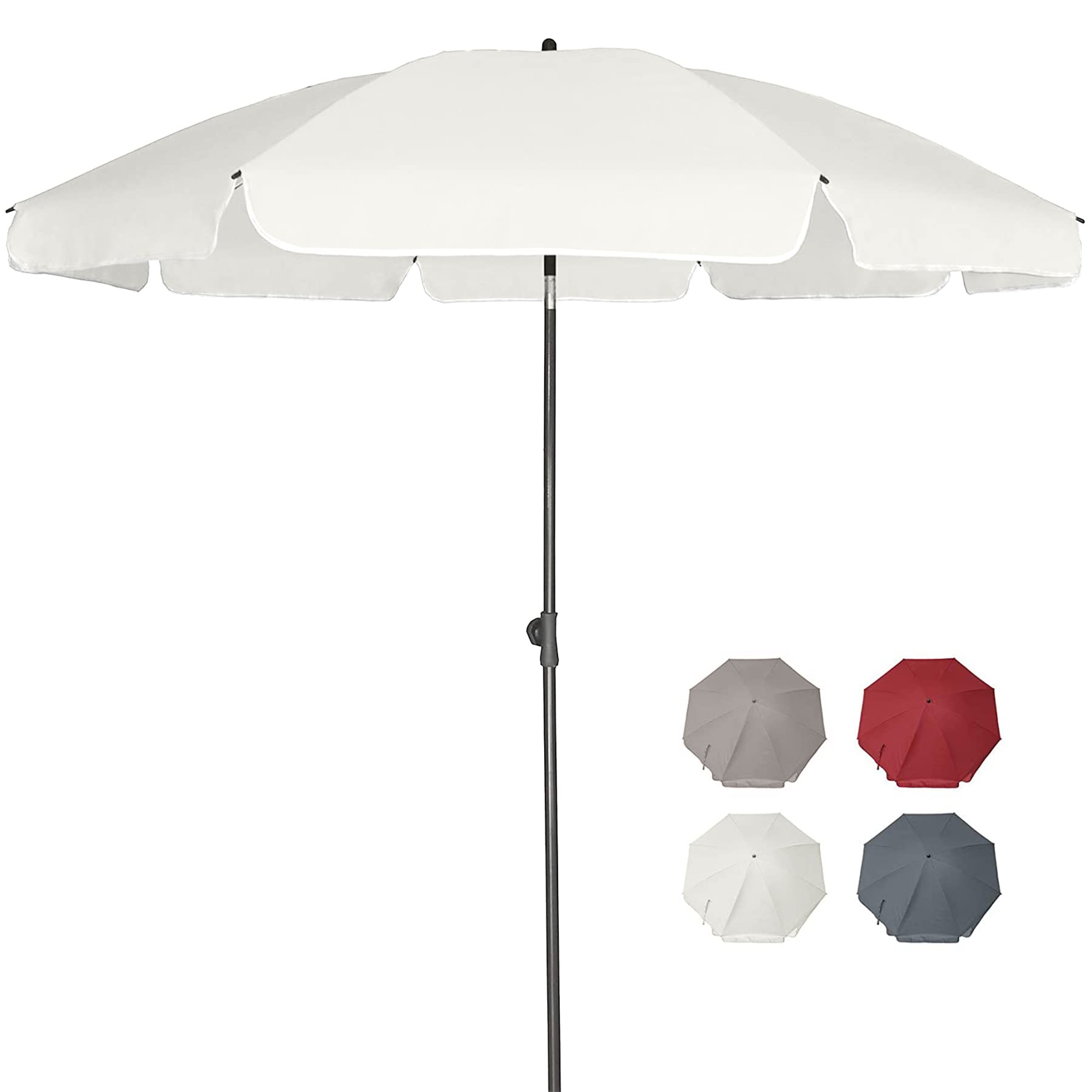 Buy AMMSUN Patio Umbrella Market Table Umbrella 6.5 ft Tilt Steel Pole