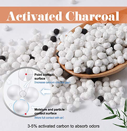 Recyco 10 Packs 240G Moisture Absorbers Packets Fragrance Free Hanging Dehumidifier Bags For Closet, Basements, Bathroom, Bedroom, Kitchen, Cars, Dormitory, Laundry Rooms #TOP1