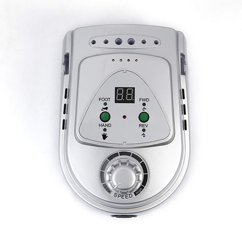 Trapano per Unghie Macchina per La Lucidatura delle Unghie Portatile Macchina di Scarico di Ricarica Ad Alta capacità 30000 Lucidatrice per Manicure A Rotazione 110/220v,Viola