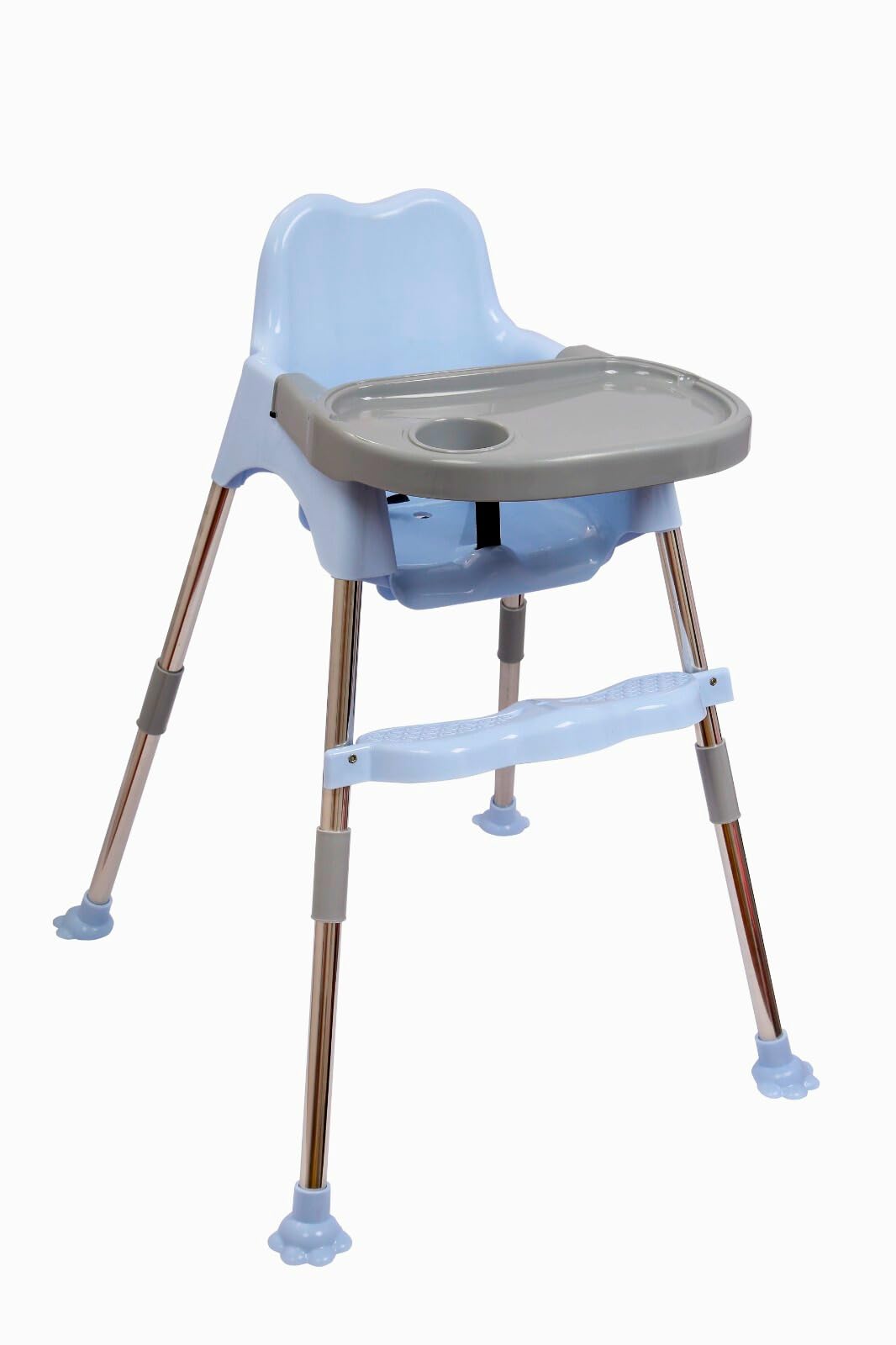My Giraffe 3 in 1- Easy to Clean Bobo Blue Baby Dining Chair with Footrest and Tray, Upto 20 kgs(Light Blue) - Image 4 thumbnail