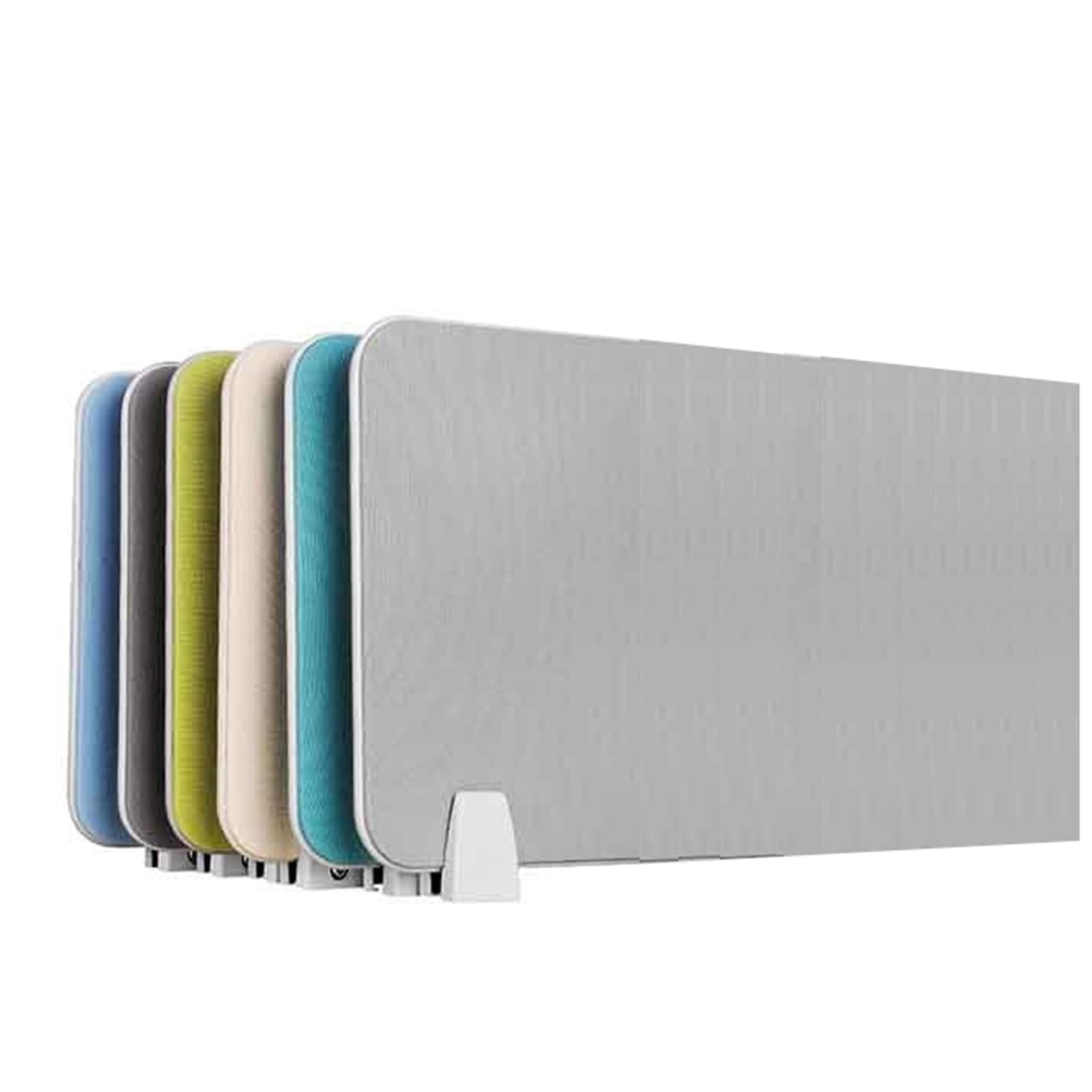 Générique Cloison de séparation autoportante en Acrylique dépoli avec système de Fixation à Clips, séparateur de Bureau Acoustique, Panneau de confidentialité Facilement