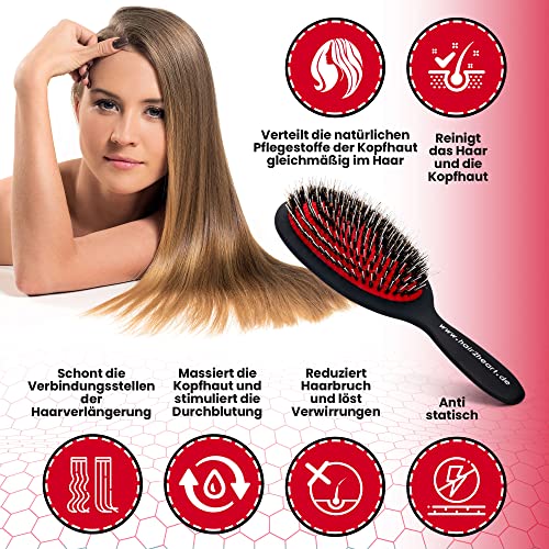 Extensions Bürste hair2heart für Haarverlängerungen