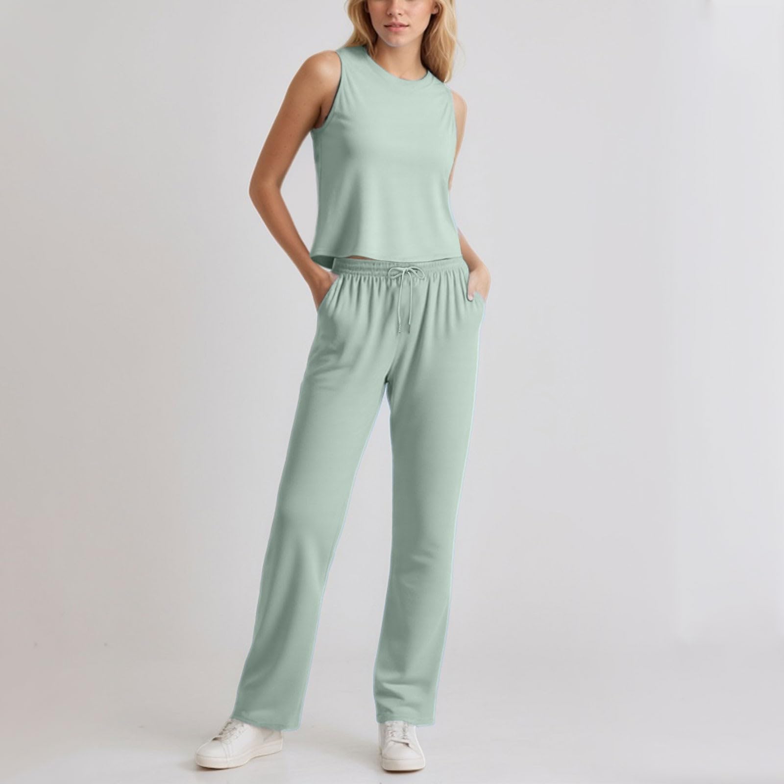 Traje deportivo para mujer, tallas grandes, holgado, de dos piezas, elegante, largo, de verano, chándal para correr, tiempo libre, talla corta, traje deportivo de gran tamaño, ropa de salón, ropa de